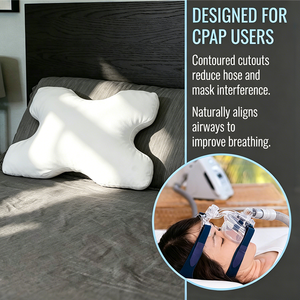 Almohada Nasal Multifuncional <span class=keywords><strong>para</strong></span> CPAP, Antiapnea, Antironquidos, <span class=keywords><strong>para</strong></span> Viajes en Avión, Camping, Uso Médico, Extraíble y Lavable - Product Image 3