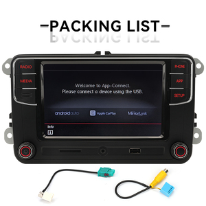 Radio de coche 6RF035187F <span class=keywords><strong>RCD330</strong></span> 187F RNS Carplay MirrorLink para VW Golf 5 6 MK5 MK6 Polo - Product Image 6
