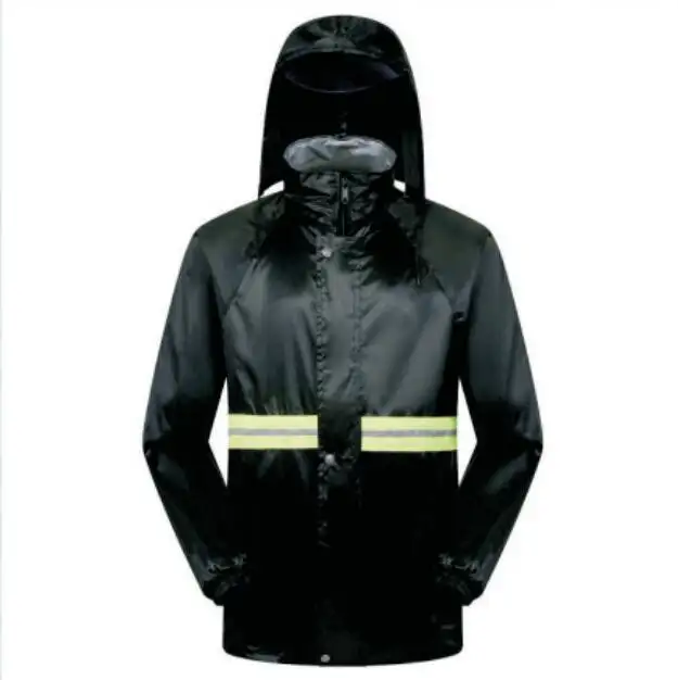 Raincoat Suit Waterproof Long Breathable Men Women Rain Coat Hooded Outdoor Motor biker Rain Cover