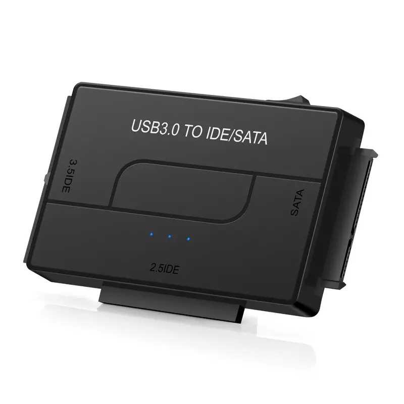 USB3.0-IDESATAアダプターUSB3.0Sataケーブル (2.53.5ハードディスクドライブ用) HDDSSDコンバーターIDESATAアダプター