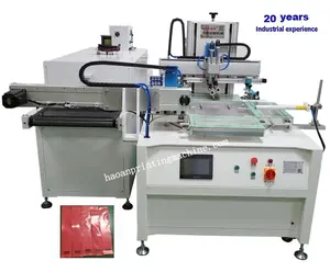 HA-450S-4 macchina serigrafica semiautomatica piatta rotativa