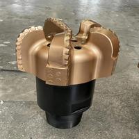 Foret PDC 12 pouces à 3-4 lames, à rangée simple de dents, pour formations géologiques et pétrolières, 80-180 tr/min, 1 trou d'irrigation par aile