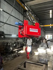 Wire Rope Electric <b>Hoist</b> Krishna 2 Tonne Electric Wire Rope <b>Hoist</b> Remote Control Red Steel Industrial Manufacturing Use - Product Image 1