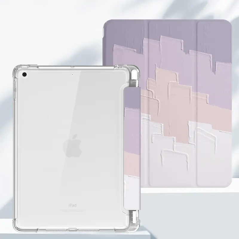 การออกแบบที่กำหนดเองพิมพ์กรณีใสปกหลังสำหรับ iPad 8 Gen 10.2 iPad 7 Gen 10.2