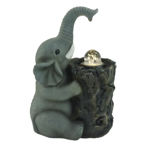 Petite <span class=keywords><strong>fontaine</strong></span> de jardin animalier avec <span class=keywords><strong>boule</strong></span> roulante et LED - Product Image 1