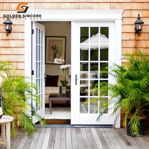 ประตูบานเฟี้ยมอลูมิเนียมดีไซน์ทันสมัย GS สำหรับภายนอกบ้าน กระจกสองชั้น - Product Image 5