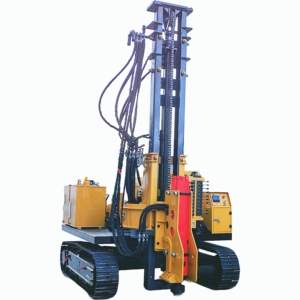 Pilon hydraulique compact pour pieux à vis, <span class=keywords><strong>mini</strong></span>-pilon hydraulique sur chenilles, moteur de pompe solaire 61KW, couple de charge élevé TZ670 - Product Image 5