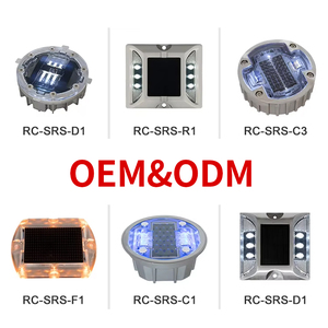 Маркер пластиковый светоотражающий предупреждающий, оптовая цена, в Индии, «кошачий глаз», 360 светодиодный пластиковый дорожный стержень на солнечной батарее - Product Image 5