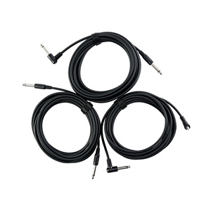 <span class=keywords><strong>Cable</strong></span> de Conexión de Audio para Guitarra Eléctrica con Conectores de 6.35mm/9.5mm, Diseño de Cabeza Recta/Curva Estable para Salida de <span class=keywords><strong>Altavoz</strong></span> - Product Image 5