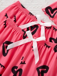Conjunto de Tres Piezas de Ropa de Dormir Informal de Tela Tejida para Mujer, Venta al Por Mayor de Fábrica, para <span class=keywords><strong>Verano</strong></span> - Product Image 3