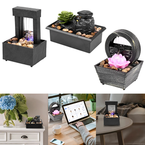 <span class=keywords><strong>Fontana</strong></span> da Tavolo a Batteria/USB, <span class=keywords><strong>Fontana</strong></span> Zen per Meditazione, Decorazione con Suono Rilassante - Product Image 4