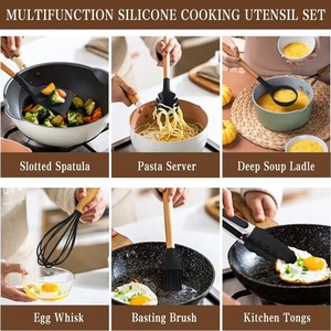 Multifunction Cooking Utensils Set Measuring <b>Tools</b> <b>Kitchen</b> <b>Gadgets</b> Silicone <b>Kitchen</b> Utensil Set for Cooking - Product Image 6