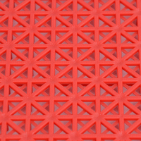 Dalles de sol modulaires antidérapantes texturées pour surfaces humides et sèches, idéales pour les gymnases et les salles multisports
