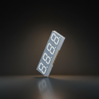 Pantalla LED de 7 Segmentos SMD COB Dgkinley, Cuatro Dígitos, 0.39 Pulgadas, 10 mm, Súper Rojo, 3 V, Uso en Interiores, Píxeles de 2 mm