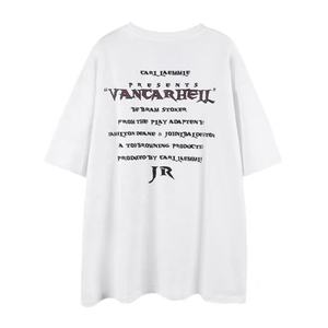 เสื้อยืดผู้ชายไซส์ใหญ่ลายการ์ตูนวินเทจผ้าถักพิมพ์ลายโลโก้ตามสั่งขายส่ง - Product Image 3