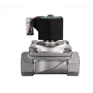 Vanne solénoïde COVNA 2W31 COVNA DN15 1/2 pouce 2 voies AC DC normalement fermée en acier inoxydable CF8M pour eau, air et vapeur - Product Image 2