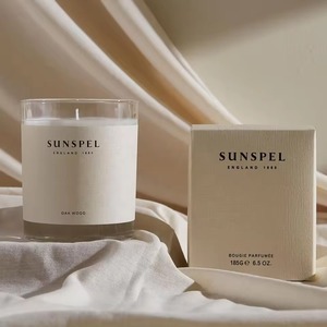 Tùy chỉnh sinh thái thân thiện phân hủy sinh học Nước hoa các tông ống xi lanh nến thơm biến mất in ấn kraft giấy bao bì thủ công - Product Image 2