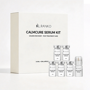 Kit de solution CALMCURE personnalisé OEM ODM pour soins post-micro-infusion, sérum réparateur apaisant à <span class=keywords><strong>la</strong></span> Centella Asiatica, ensemble de soins pour <span class=keywords><strong>la</strong></span> peau, marque privée - Product Image 1