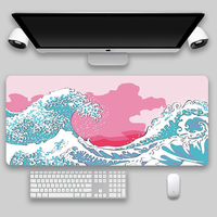 Tapis de bureau carré pour jeux vidéo en caoutchouc naturel, écologique, imperméable, base antidérapante, surface lisse, utilisation au bureau, plusieurs tailles disponibles