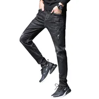 Brasil Negros Jeans Para Hombre Männer Denim Pantalones de Jeans