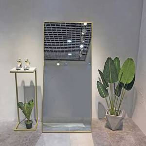 Espejo de Cuerpo Entero Plateado HD Personalizado 2025, Decoración de Baño de Lujo en Tendencia para Hoteles, Tiendas de Ropa, Muebles de Salón, Uso en Paredes con Logotipo - Product Image 4