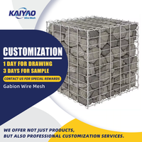 Filet de gabion élégamment tissé-combinant l'art avec la protection des murs paysagers