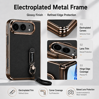 Étui de téléphone portable pliable, coque de protection intégrale avec protection d'écran pour iPhone Duo Fold Cover