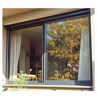 Ventanas Fijas de Aleación de Aluminio CBMmart para Dormitorio, Doble Acristalamiento, Aislamiento Térmico, Ahorro de Energía, Insonorizadas, Ventana Corredera de Vidrio Low-E