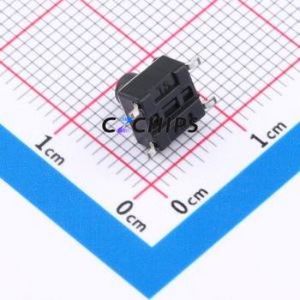 BTS0D0031FBG00 Tactile Switch SMD-4P,6x6mm Switch Round Button 1.8N Vertical Mount 6mm - Product Image 2