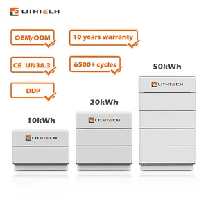 CE-zugelassener 96 V 10 kWh 20 kWh 30 kWh 40 kWh 50 kWh Growatt Solarwechselrichter-Akku 192 V stapelbare LiFePO4 Energiespeicherbatterie