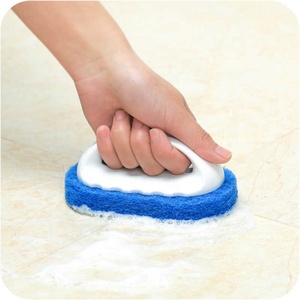 2pcs Cuisine Avec Poignée Brosse De Nettoyage Ménage Décontamination Vaisselle Pot De Lavage Outil <span class=keywords><strong>Magique</strong></span> Tuile De Baignoire - Product Image 4