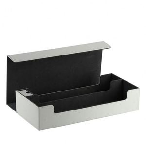 Boîte de rangement pour cartes Boltqurn, grande capacité, finition rouge et noire brillante, solution de rangement organisée pour cartes - Product Image 6