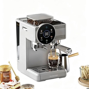 Máquina de Espresso Italiana Profesional con Espumador de Leche Automático, Máquina de Espresso, Cappuccino y Latte para Oficina y Hogar, Café Molido - Product Image 2