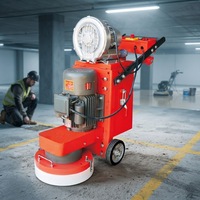 Meuleuse professionnelle pour l'élimination de revêtements époxy, haute efficacité, 3,7 kW, équipement de meulage du béton, neuve pour utilisation sur chantier