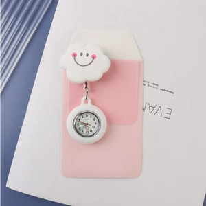 Retractable Sustainable Modern Cartoon Pattern <b>Nurse</b> Doctor Pocket Hang Clips Watches Colourful Hospital Medical Unisex Badge - Product Image 5