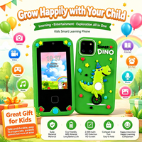Mini Telefono Cellulare con Registrazione Foto e Video HD, Fotocamera, Schermo Touch, Smartphone Educativo Multifunzionale per Bambini