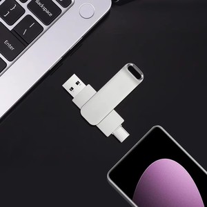Yüksek kaliteli diskler Flash bellek Usb anılar küçük Usb bellek Pendrive <span class=keywords><strong>2</strong></span> In 1 döner Usb 3.0 <span class=keywords><strong>2</strong></span>.0 Otg tipi C Metal Usb Flash sürücü - Product Image 5