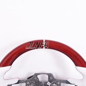 พวงมาลัยรถสปอร์ตคาร์บอนไฟเบอร์หนังแท้ LED สำหรับฟอร์ด<span class=keywords><strong>2022</strong></span>สไตล์ใหม่ออกแบบได้ตามต้องการ - Product Image 3