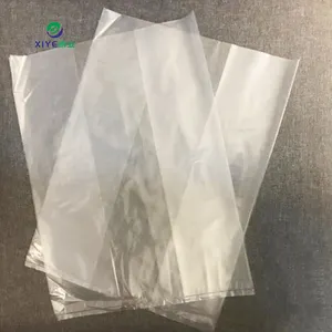Professional Customized Big Sizes And Thickness Pe Flat Top Open Clear Poly Bag Large Ldpe Plastic Bags