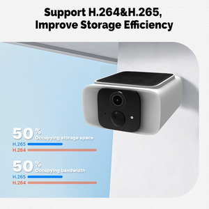 <span class=keywords><strong>กล้อง</strong></span>วงจรปิด <span class=keywords><strong>IP</strong></span> ความละเอียด 4MP ระบบโซลาร์เซลล์ รองรับเสียงสองทาง บันทึกภาพกลางคืนผ่านคลาวด์ ความละเอียด 1080p H.264 ไร้สาย WiFi สำหรับภายนอกอาคาร พร้อม P2P ราคาประหยัด โปรโมชั่นลดราคา - Product Image 5