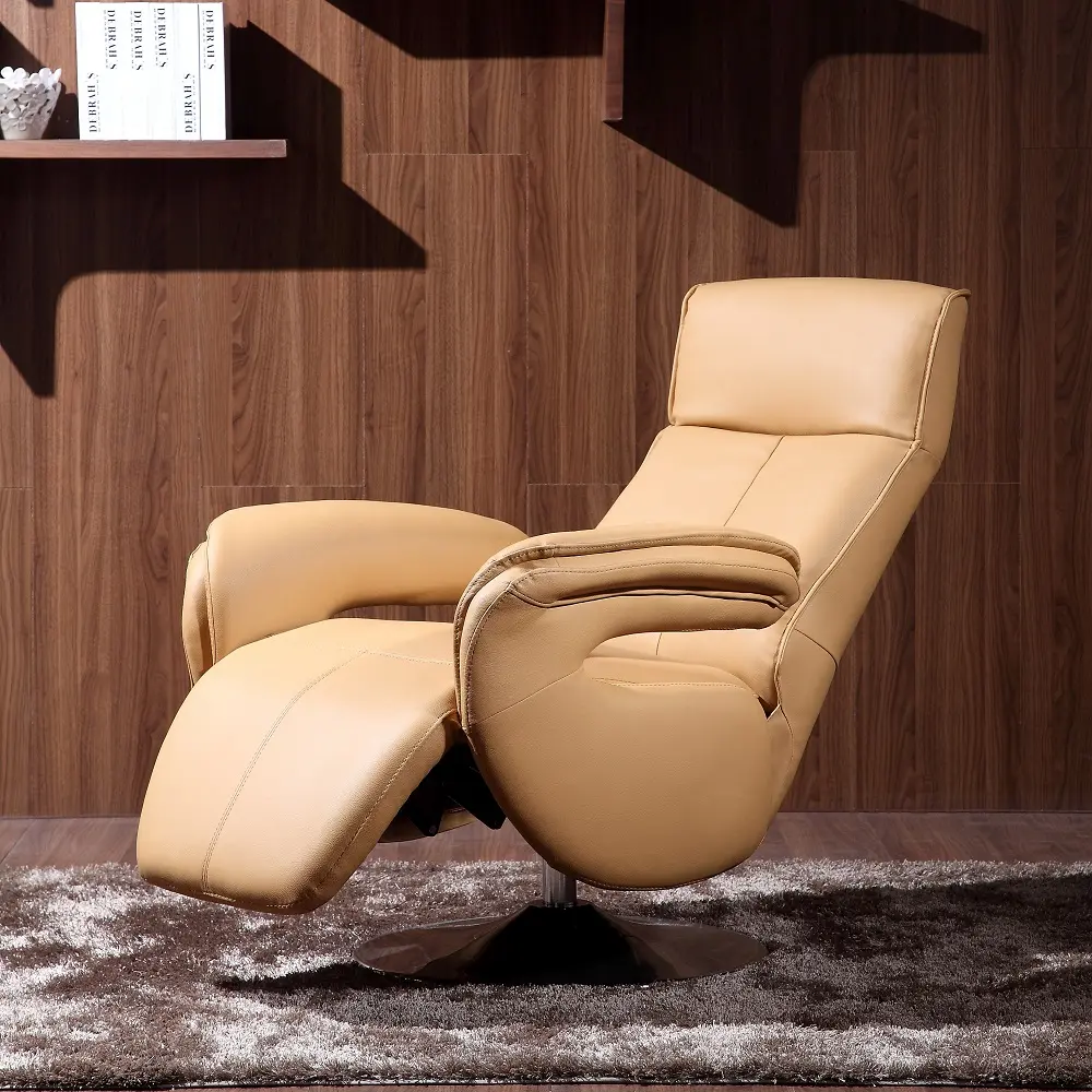 Produttore elettrico reclinabile sedia in pelle singolo divano sedia stile moderno OEM & ODM per il tempo libero poltrona per il soggiorno