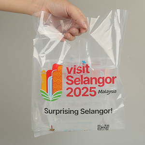 Bolsa para llevar personalizada Embalaje de alimentos Caja de pan de plástico Bolsas para llevar Bolsas de plástico transparente para restaurantes - Product Image 2