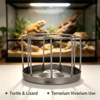 Plateau de nourriture pour reptiles, structure stable anti-basculement, accessoire pour vivarium