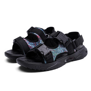 รองเท้าผู้ชายแบบสวมใส่กลางแจ้งสำหรับฤดูร้อน กันลื่น เหมาะสำหรับวัยรุ่น ขับรถ เล่นกีฬา มีพื้นรองรับอากาศ เพิ่มความสูง กันน้ำ ระบายอากาศได้ดี เหมาะสำหรับชายหาด - Product Image 5