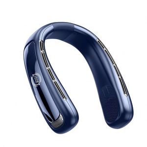 Factory Wholesale High Quality Wearable <b>Neck</b> <b>Fan</b> Hands-Free Digital Display Outdoor Rechargeable Air Cooling <b>Portable</b> Bladeless - Product Image 6