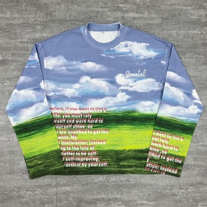 Screen Print Designer Cropped <b>T</b> <b>Shirt</b> Heavyweight 100% Cotton <b>T</b>-<b>Shirt</b> Manufacturer Custom Graphic Oversized <b>Long</b> Sleeve <b>Shirts</b> - Product Image 1