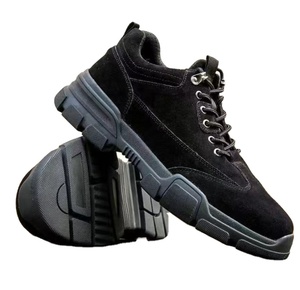 HPS0306 Zapatos de Seguridad Transpirables de Ante Negro para Electricista con Aislamiento de 6000V, Colores Negro, Marrón y Gris Desierto, Tipo Botín - Product Image 1