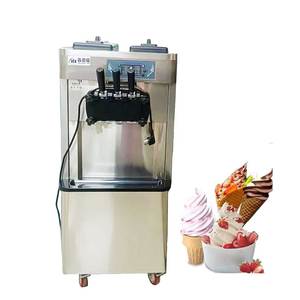 Machine à glace molle commerciale à 3 saveurs pour comptoir, machine à glace automatique - Product Image 1