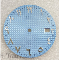 Esfera de reloj digital árabe no luminosa de 31.8mm, piezas de repuesto modificadas para movimiento NH35 para Oriente Medio - Product Image 6