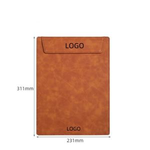 Hot Wholesale <b>A4</b> Size Pu Leather Menu Clip Board Hotel Conference Writing Pad School Office Supplies File <b>Folder</b> - Product Image 1